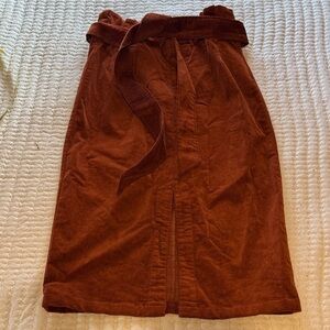 Forever 21 Rust Pencil Skirt